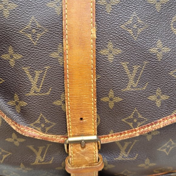 Louis Vuitton Shoulder Bag Saumur 35 Browns Monogram - Picture 9 of 14